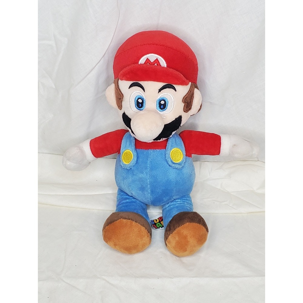 Nintendo Super Mario Plush 11 Inch Soft Stuffed Toy Figure Red Blue 30522